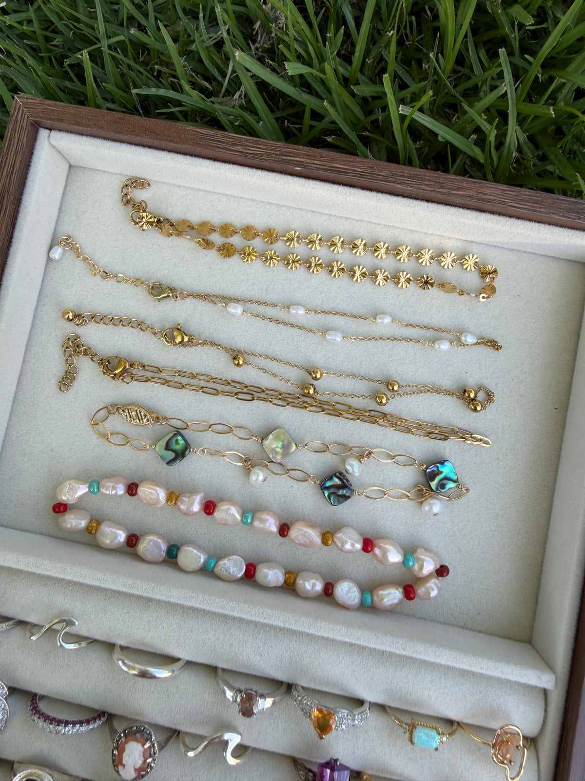 Abalone & Pearl Anklet