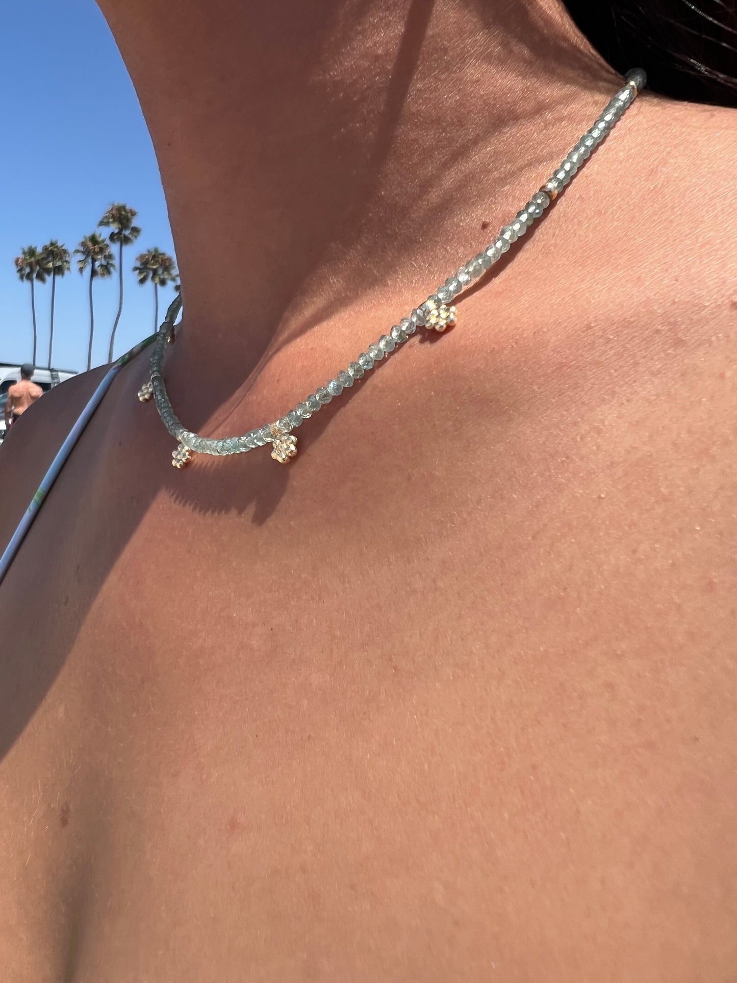Celeste Apatite Necklace