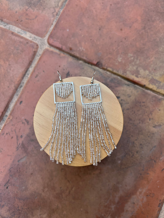 Jellyfish Fringe Earrings