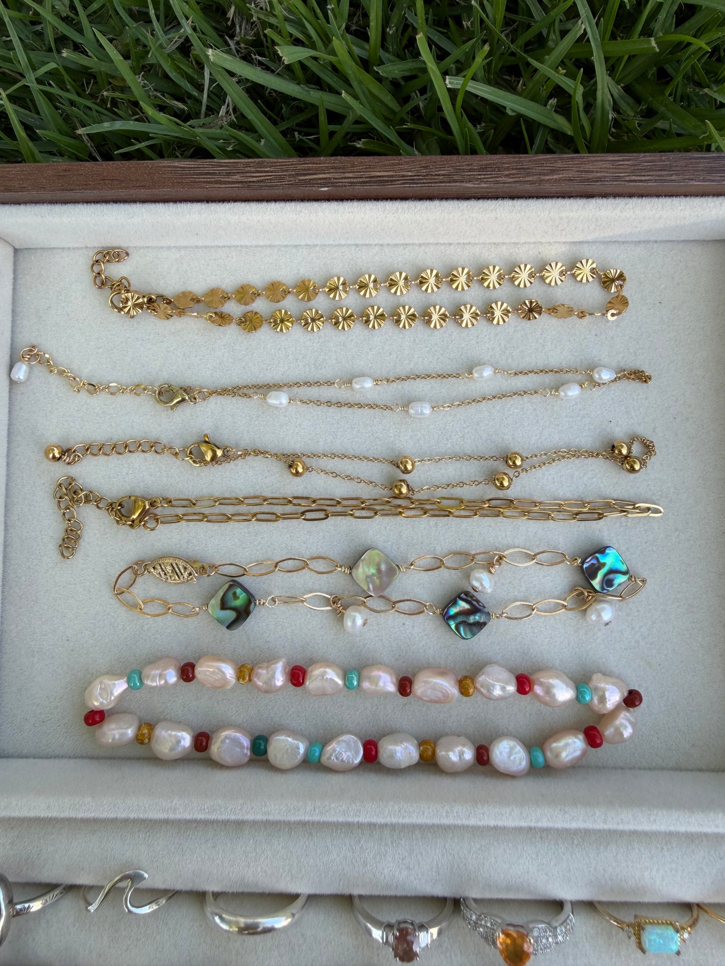 Mini Paper Clip Chain Anklet