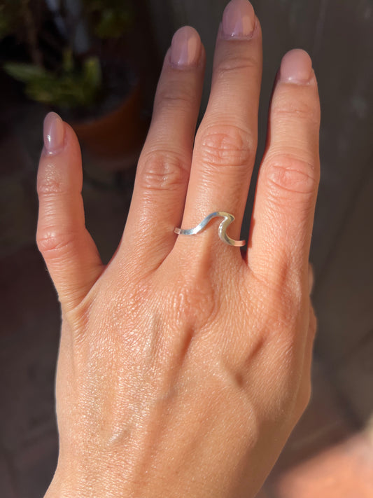 Wave Ring - 14 Gauge Square Wire